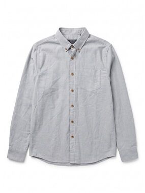 NWT PJ Paul Jones Men’s M Cotton Linen Shirt Pale Blue Long Sleeve Button Down